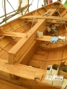 trunk cap and mast partner set up