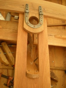 mast partner with heel slide